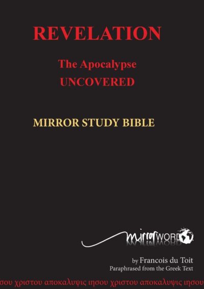 Cover of Revelation The Apocalypse Uncovered from the Mirror Study Bible by Francois du Toit